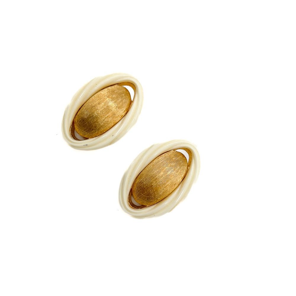 Vintage Dior Twist Earrings