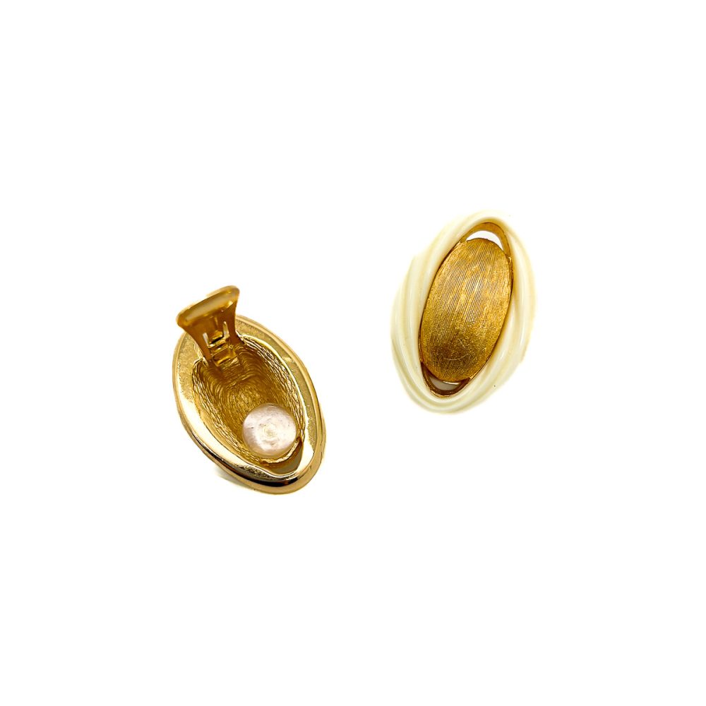 Vintage Dior Twist Earrings
