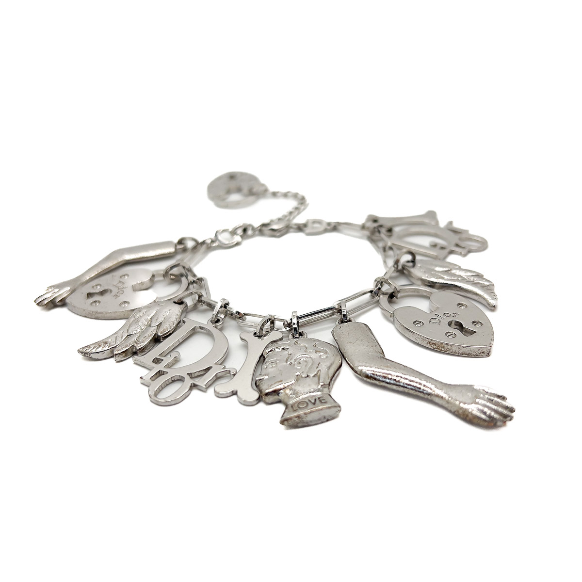 Jennifer Gibson Jewellery 1862 (9) Vintage Dior Galliano Charm Bracelet