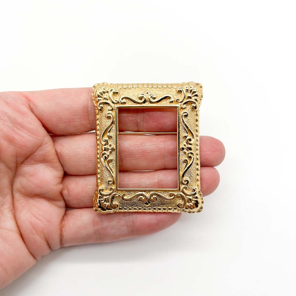 Vintage Givenchy Frame Brooch