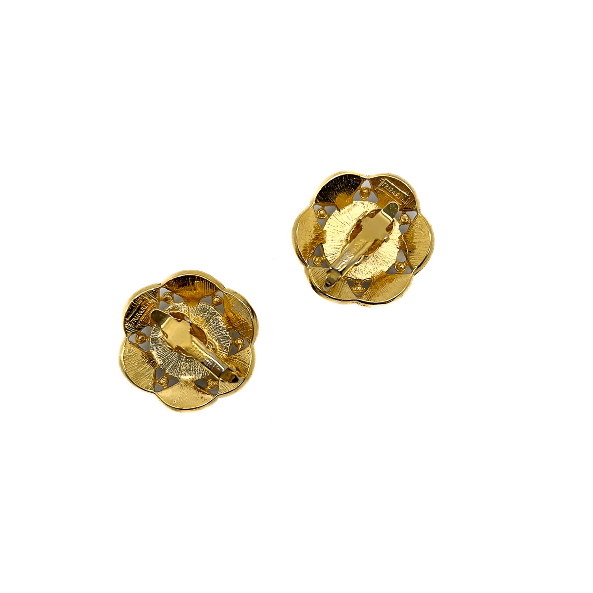 Jennifer Gibson Jewellery 1877 (3) Vintage Trifari Black Earrings