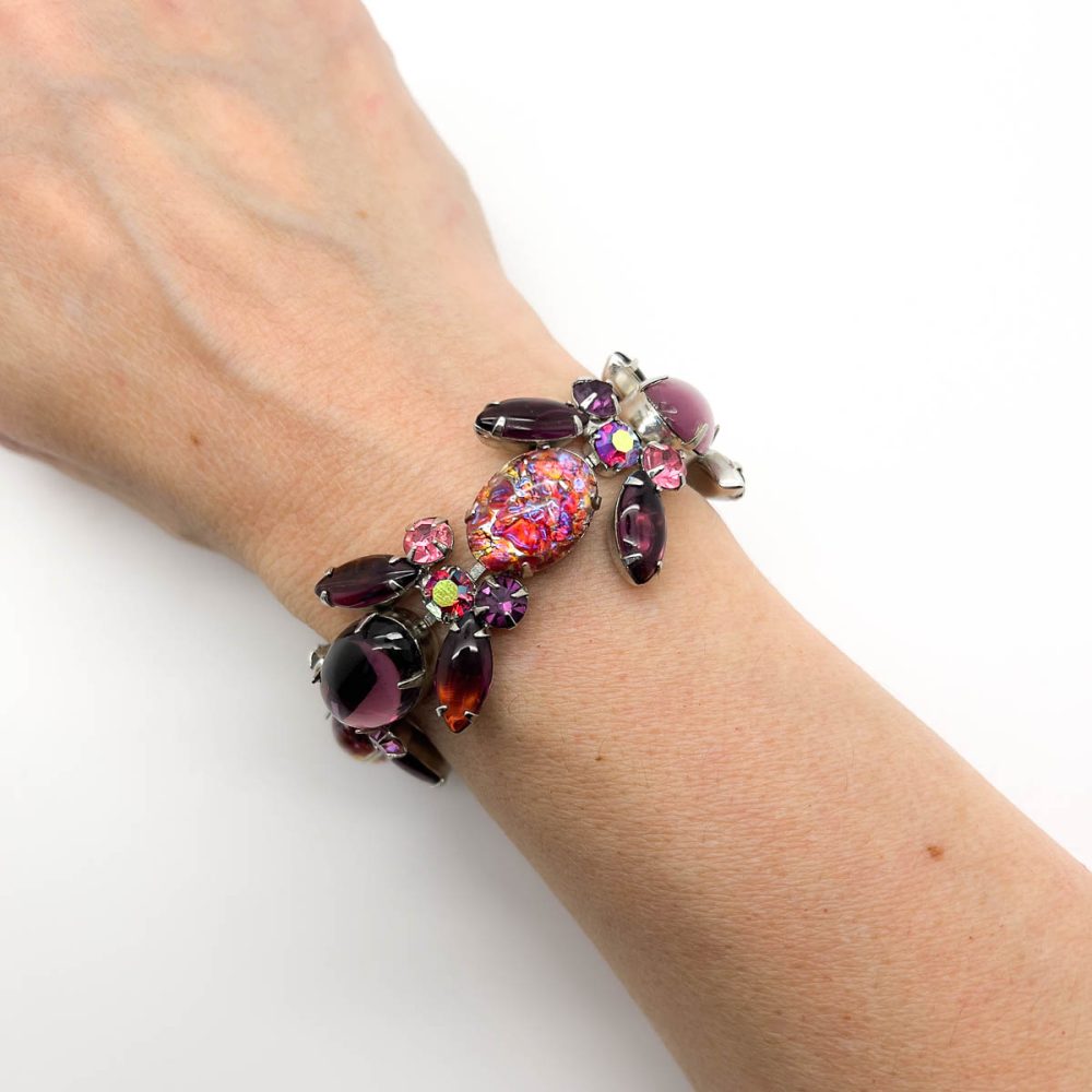 Vintage WEISS Amethyst Bracelet