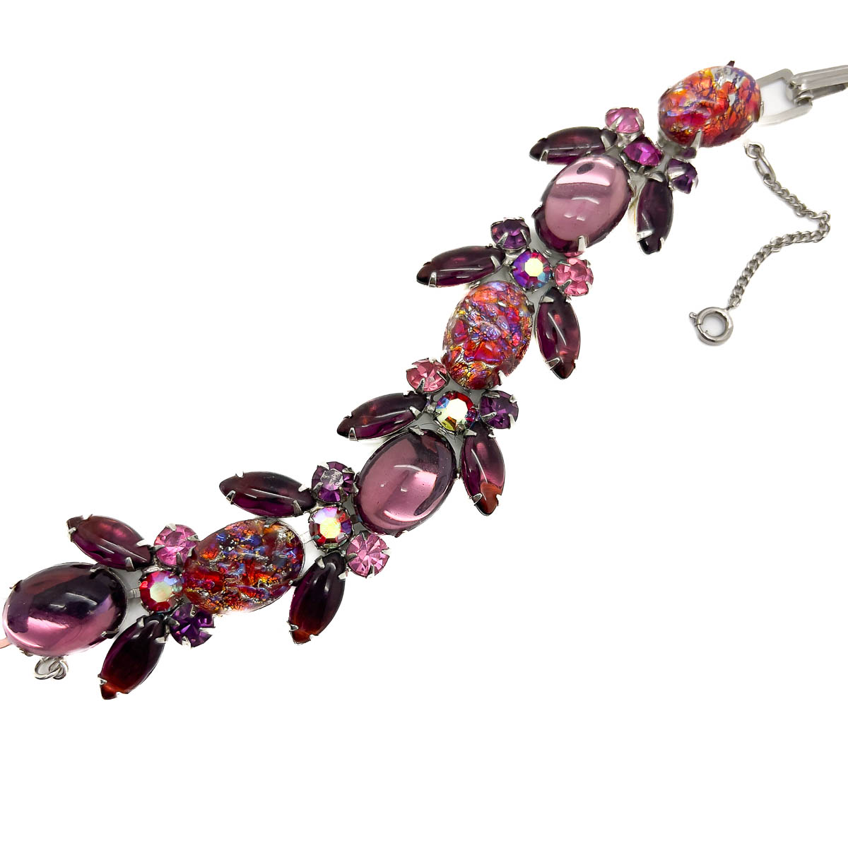 Jennifer Gibson Jewellery 1879 (4) Vintage WEISS Amethyst Bracelet