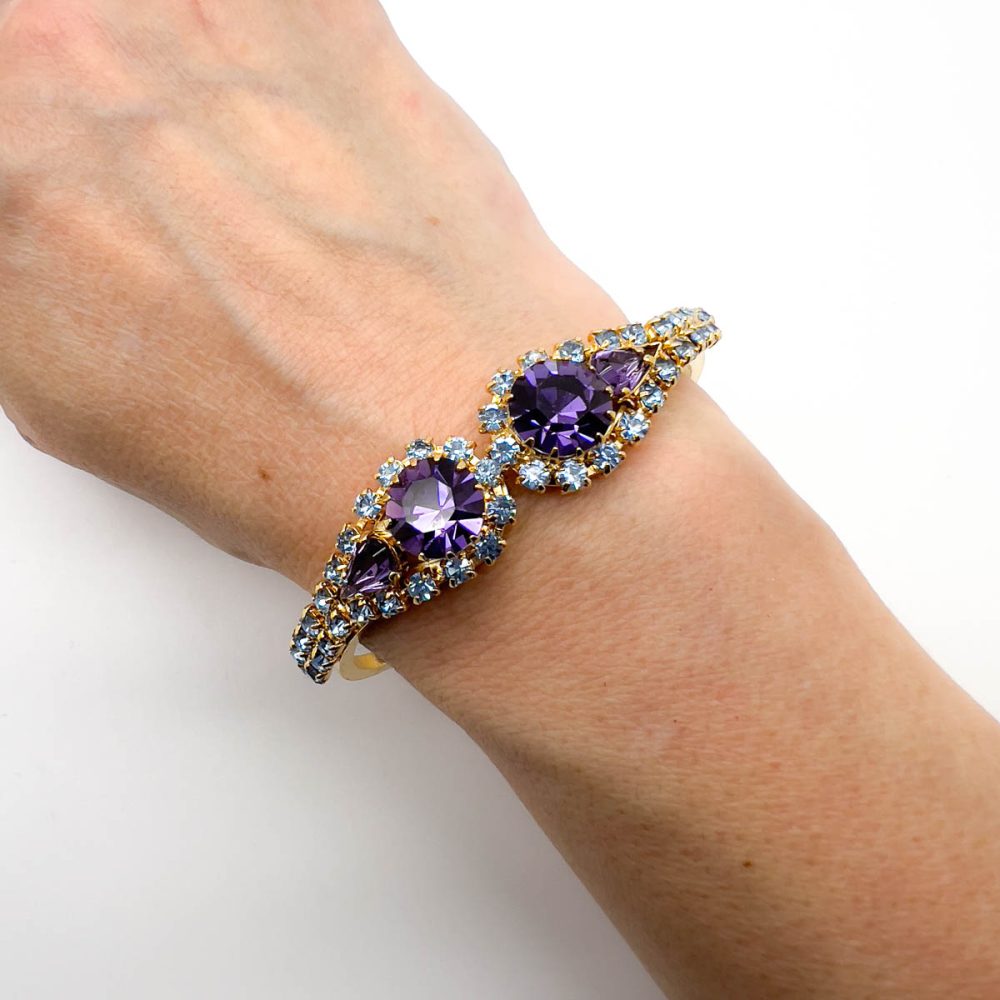 Vintage Amethyst Crystal Clamper