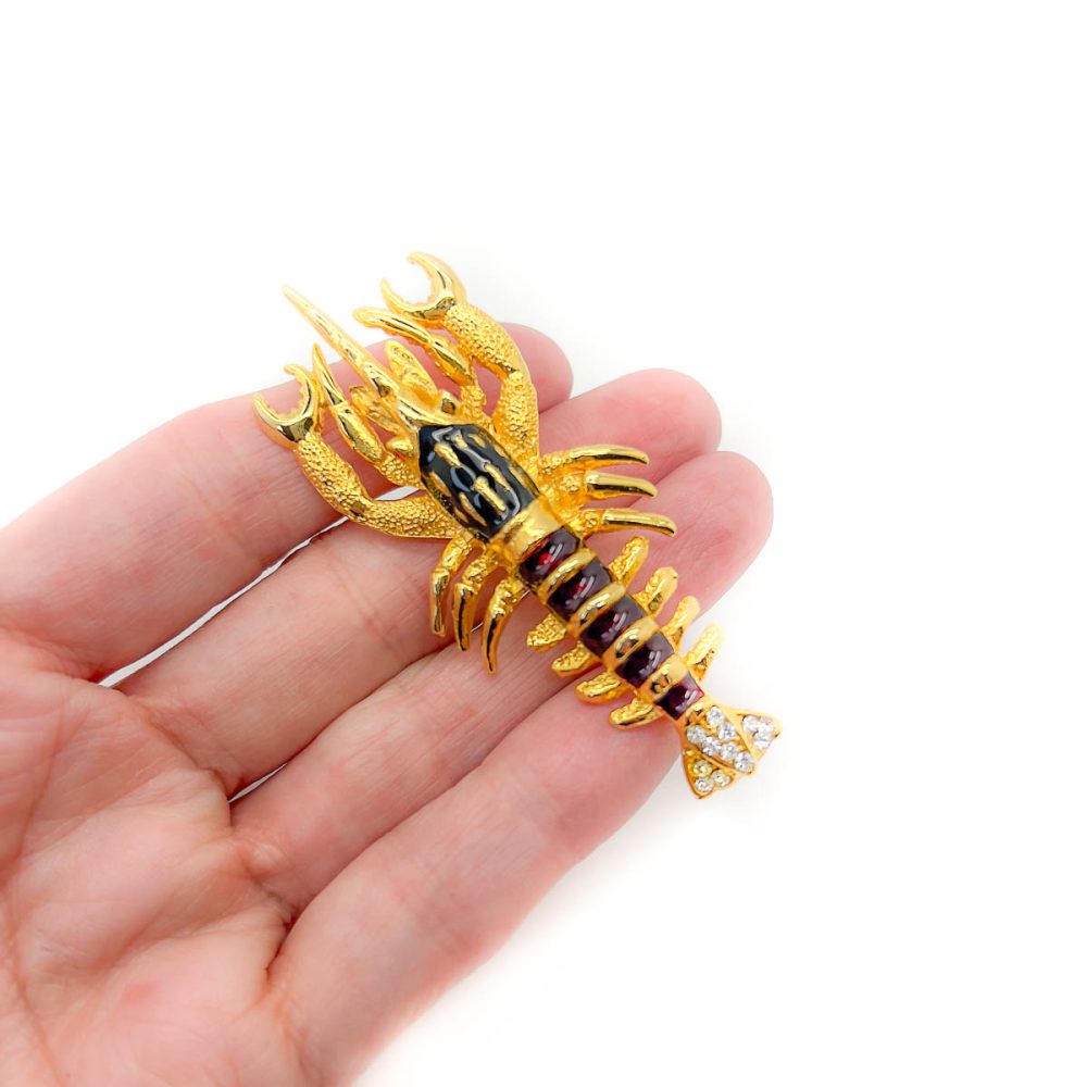 Vintage Lobster Brooch