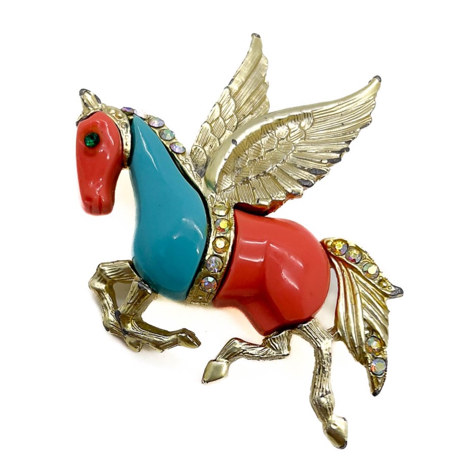Vintage Pegasus Brooch