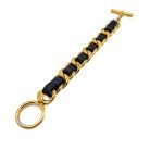 Jennifer Gibson Jewellery Chanel Leather Chain Bracelet 1871 (5) Vintage Chanel Leather Chain Bracelet