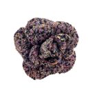 Vintage Chanel Tweed Camellia Brooch