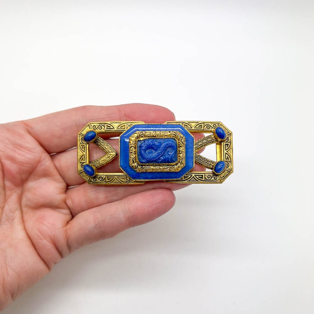 Vintage Neiger Brothers Dragon Buckle
