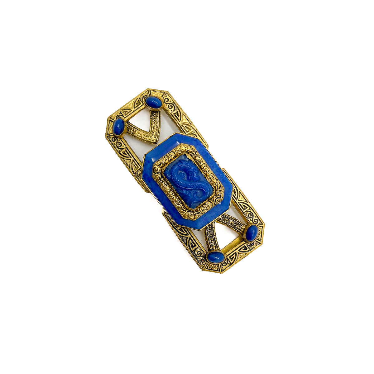 Jennifer Gibson Jewellery 1891 (2) Vintage Neiger Brothers Dragon Buckle