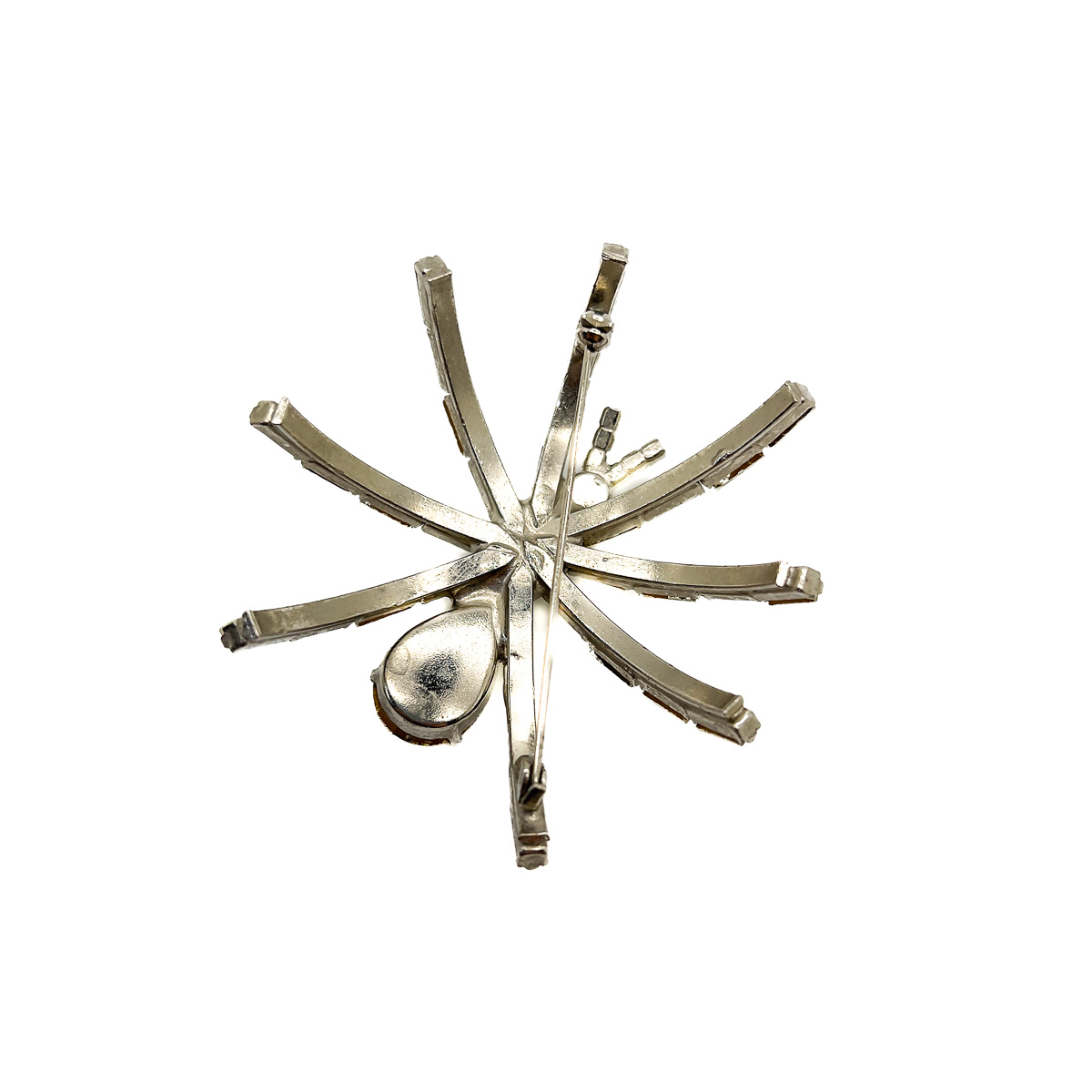 Jennifer Gibson Jewellery 1896 (4) Vintage Crystal Spider Brooch