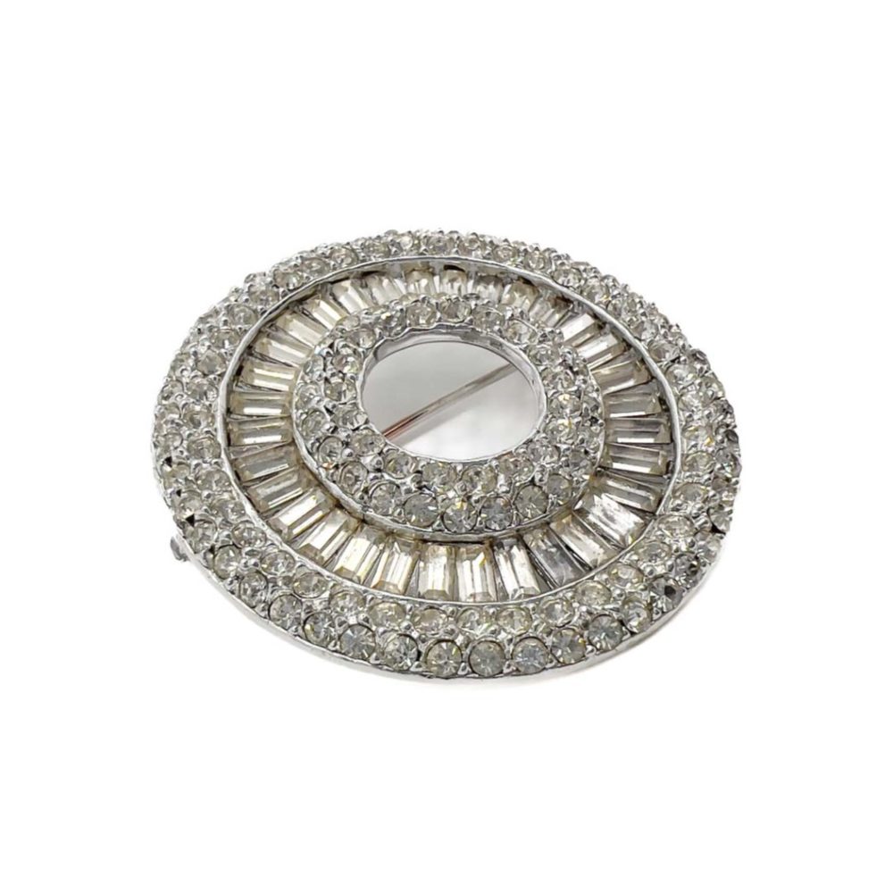 Vintage Art Deco Target Brooch