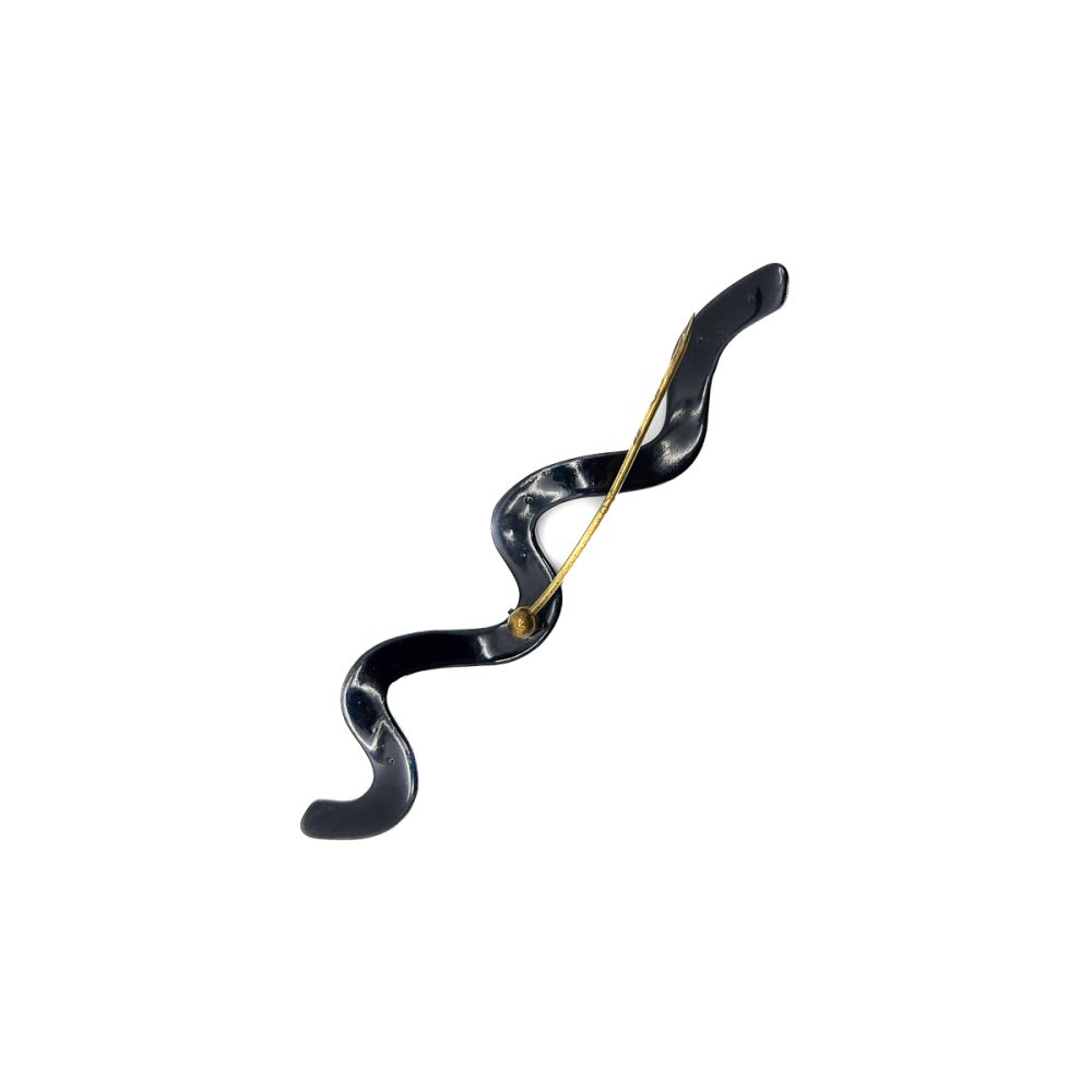 Vintage Art Deco Snake Brooch