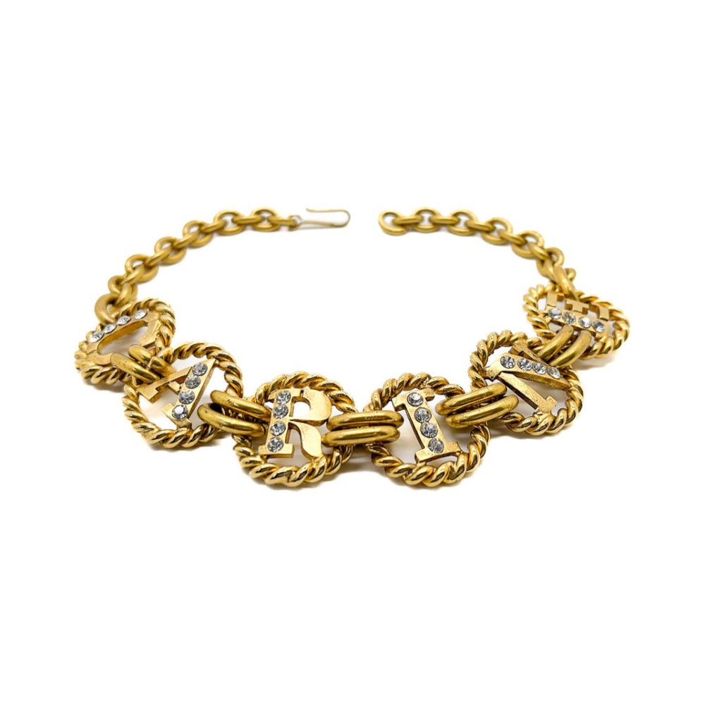 Vintage Carine Paris Logo Choker