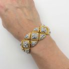 Jennifer Gibson Jewellery 1905 (1) Vintage Joan Rivers Crystal Matelassé Bracelet