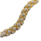 Jennifer Gibson Jewellery 1905 (5) Vintage Joan Rivers Crystal Matelassé Bracelet