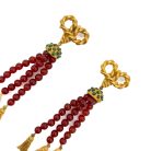 Jennifer Gibson Jewllery 1912 (4) Vintage Carnelian Tassel Earrings