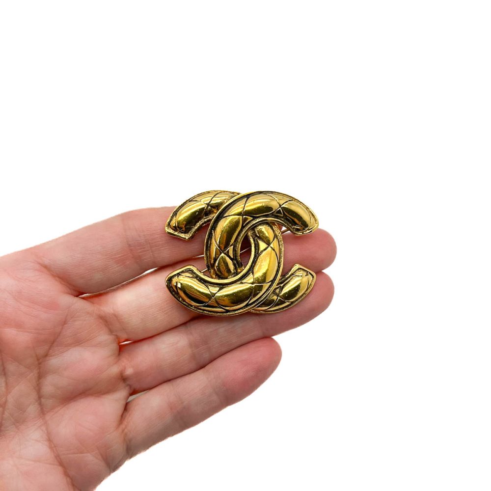 Vintage Chanel CC Brooch