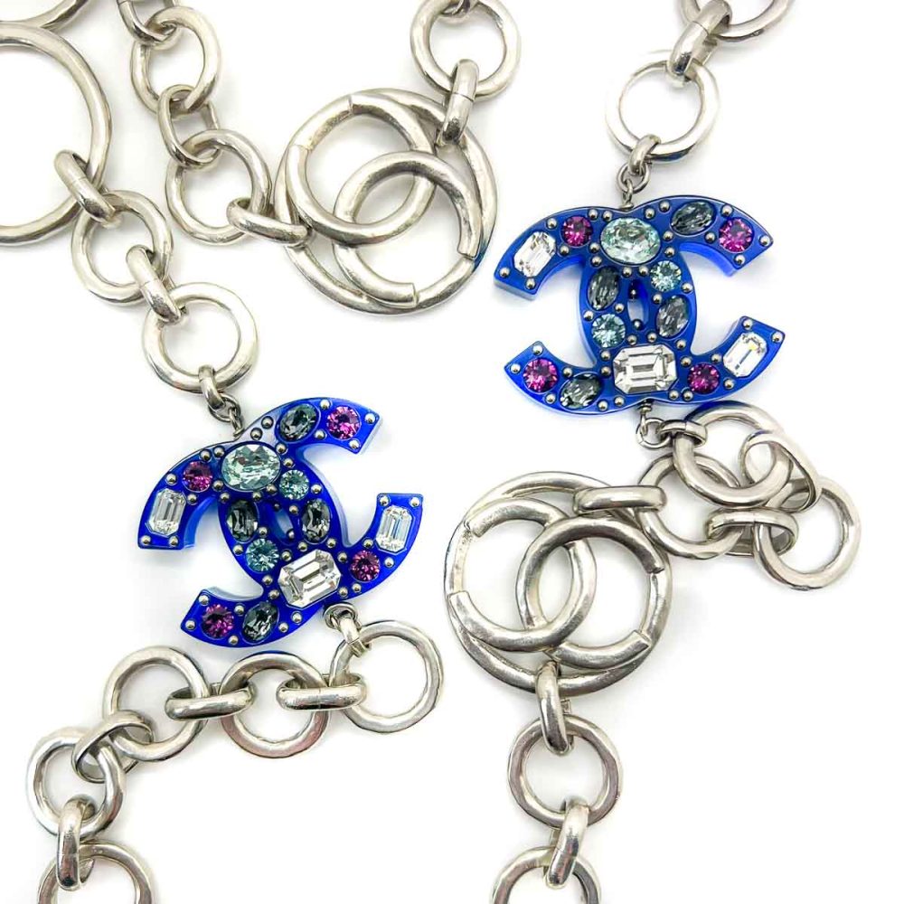 Chanel Crystal CC Necklace