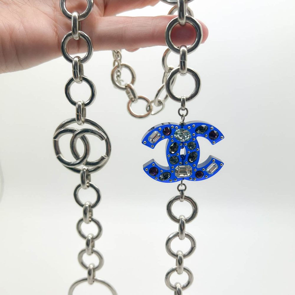 Chanel Crystal CC Necklace
