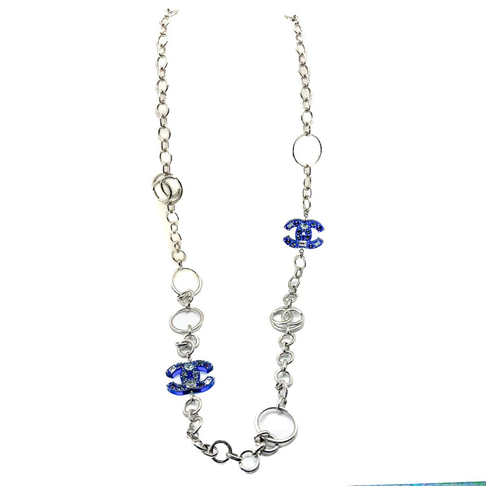 Chanel Crystal CC Necklace