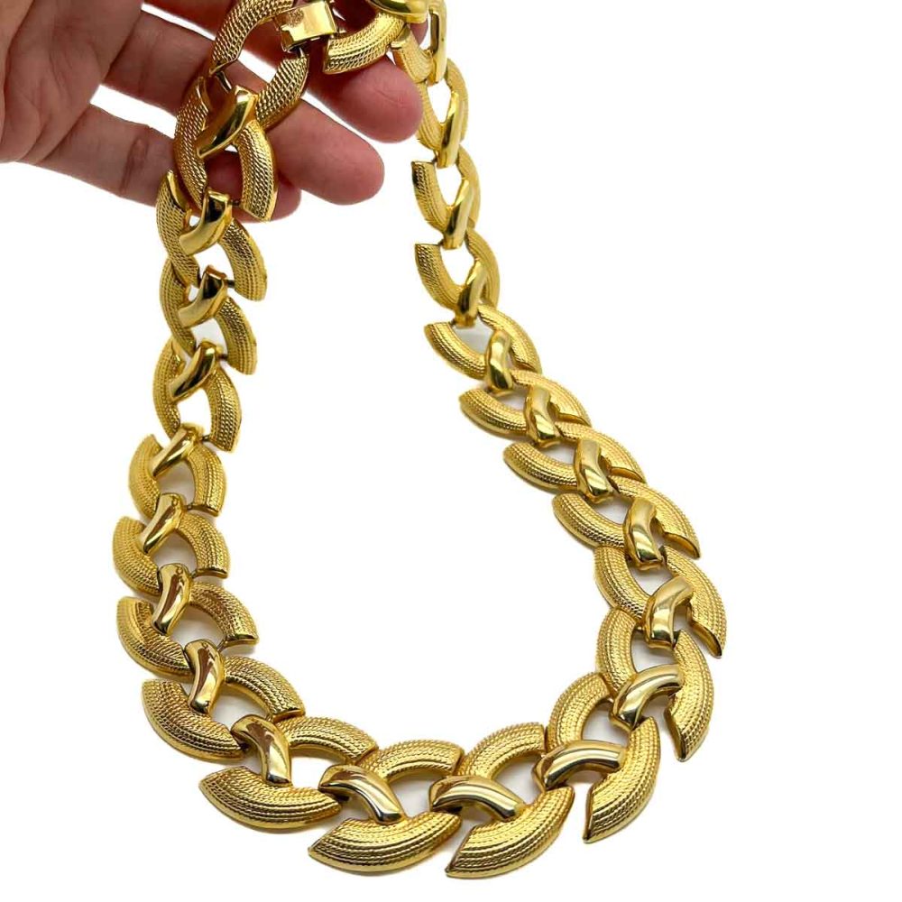 Vintage Statement Link Collar