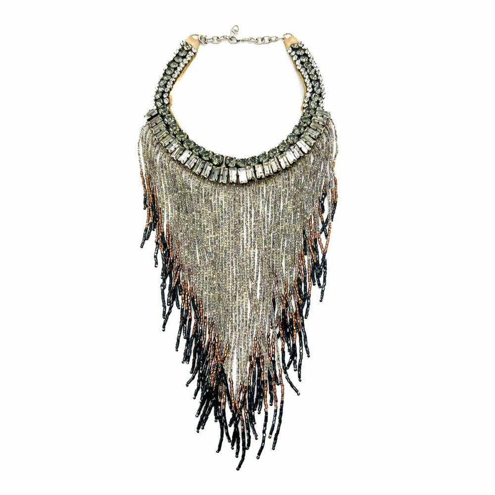 Valentino Fringed Collar