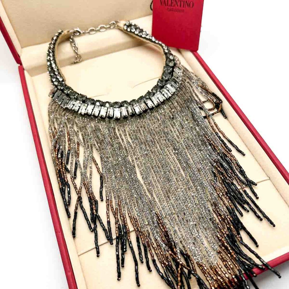 Valentino Fringed Collar
