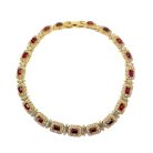 Vintage Givenchy Ruby Necklace