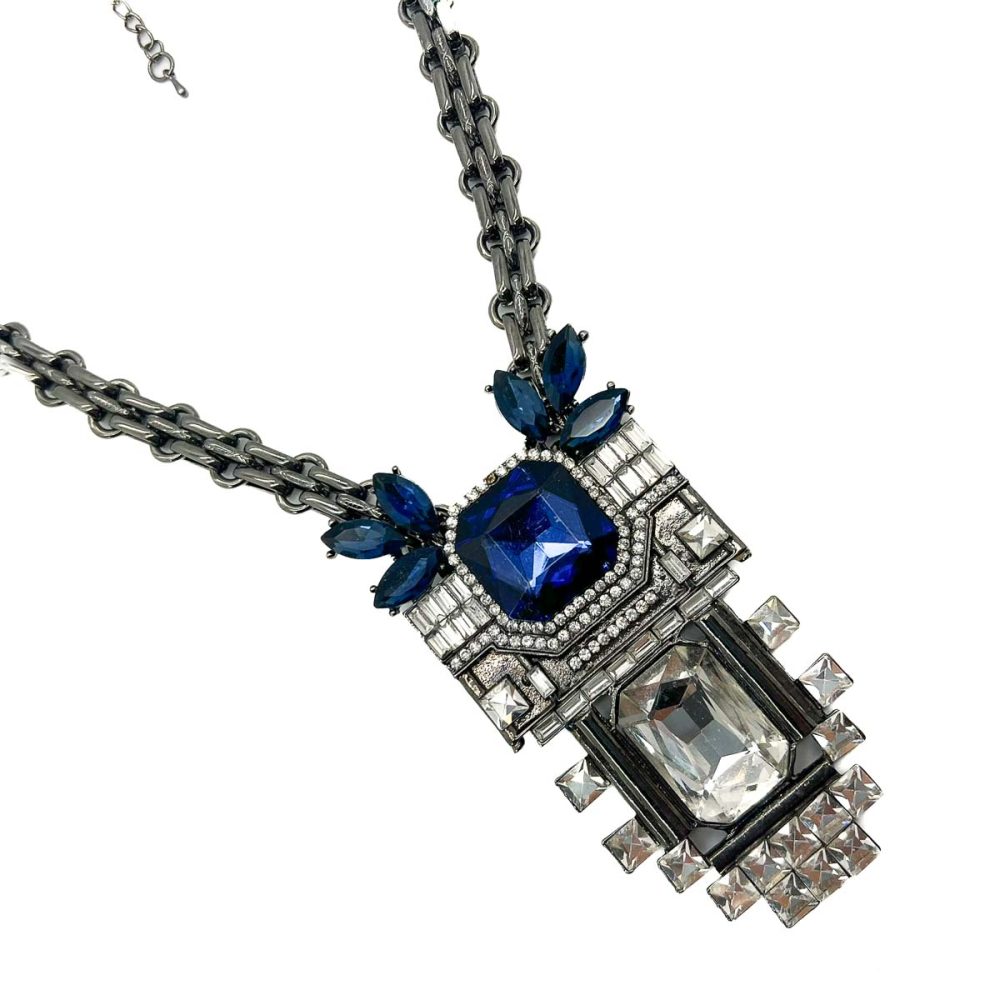 Art Deco Crystal Bib