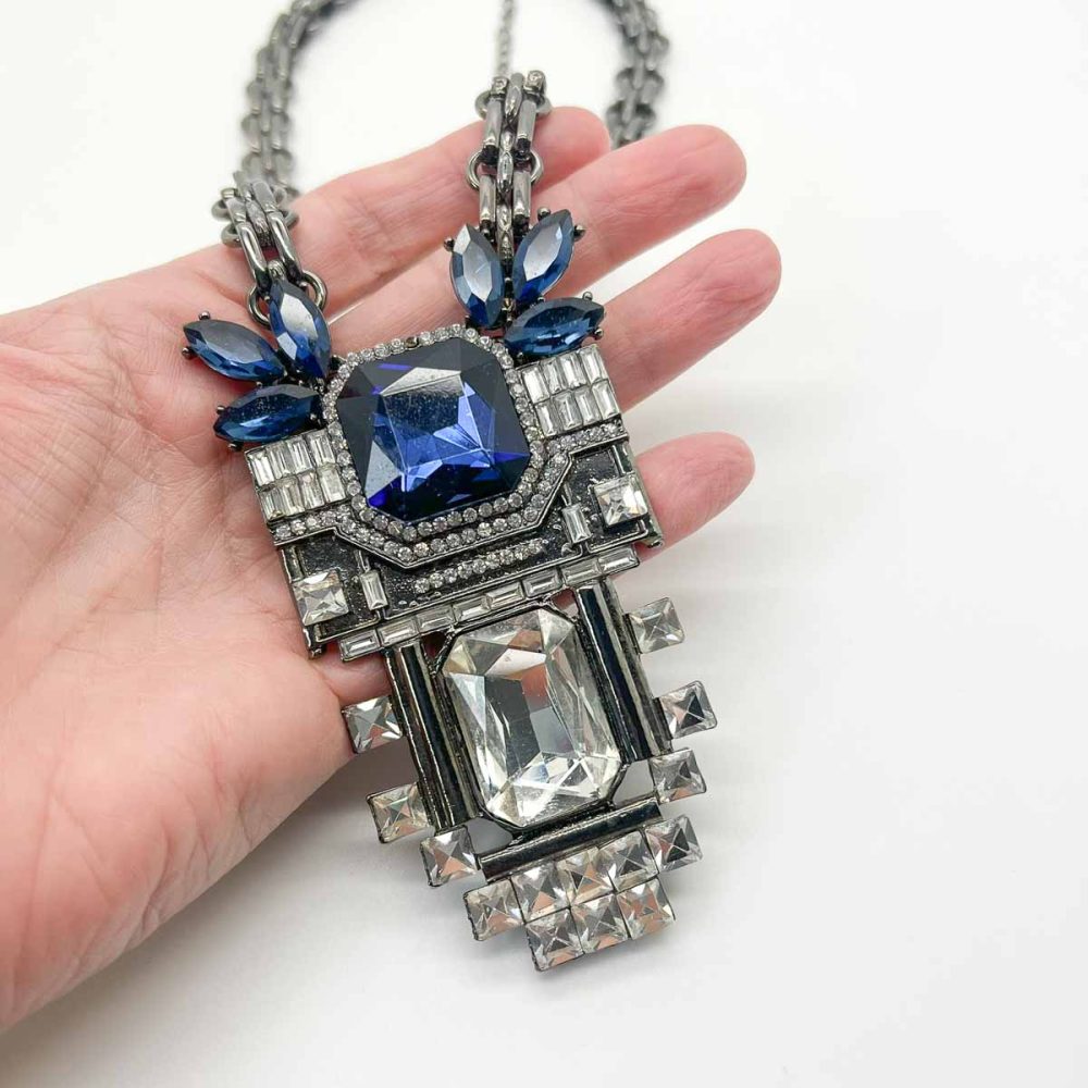 Art Deco Crystal Bib