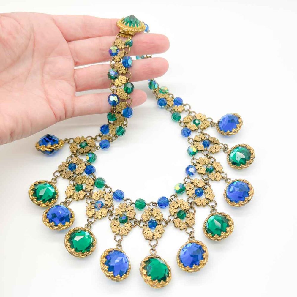 Vintage Francoise Montague Droplet Collar
