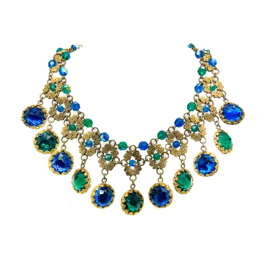 Vintage Francoise Montague Droplet Collar