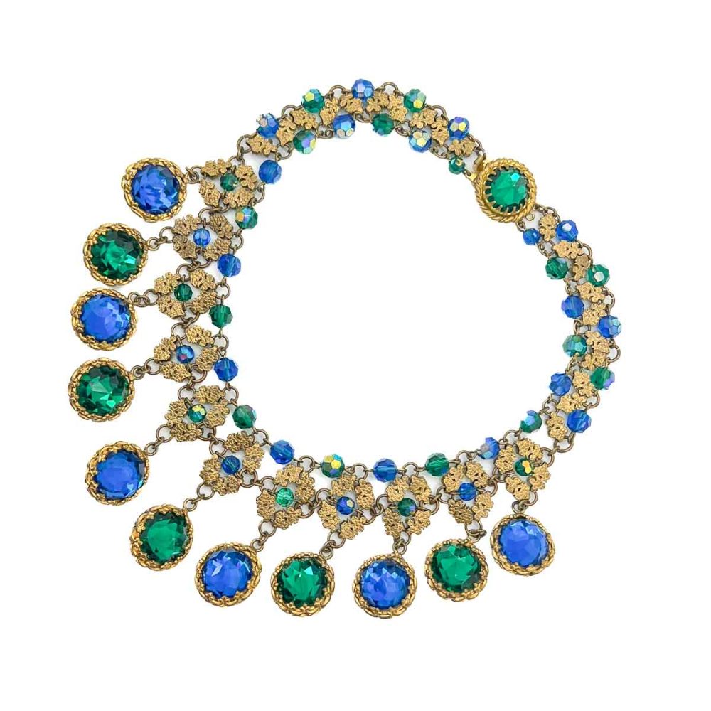 Vintage Francoise Montague Droplet Collar
