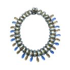Jennifer Gibson Jewellery 1944 (3) Vintage French Poured Glass Collar