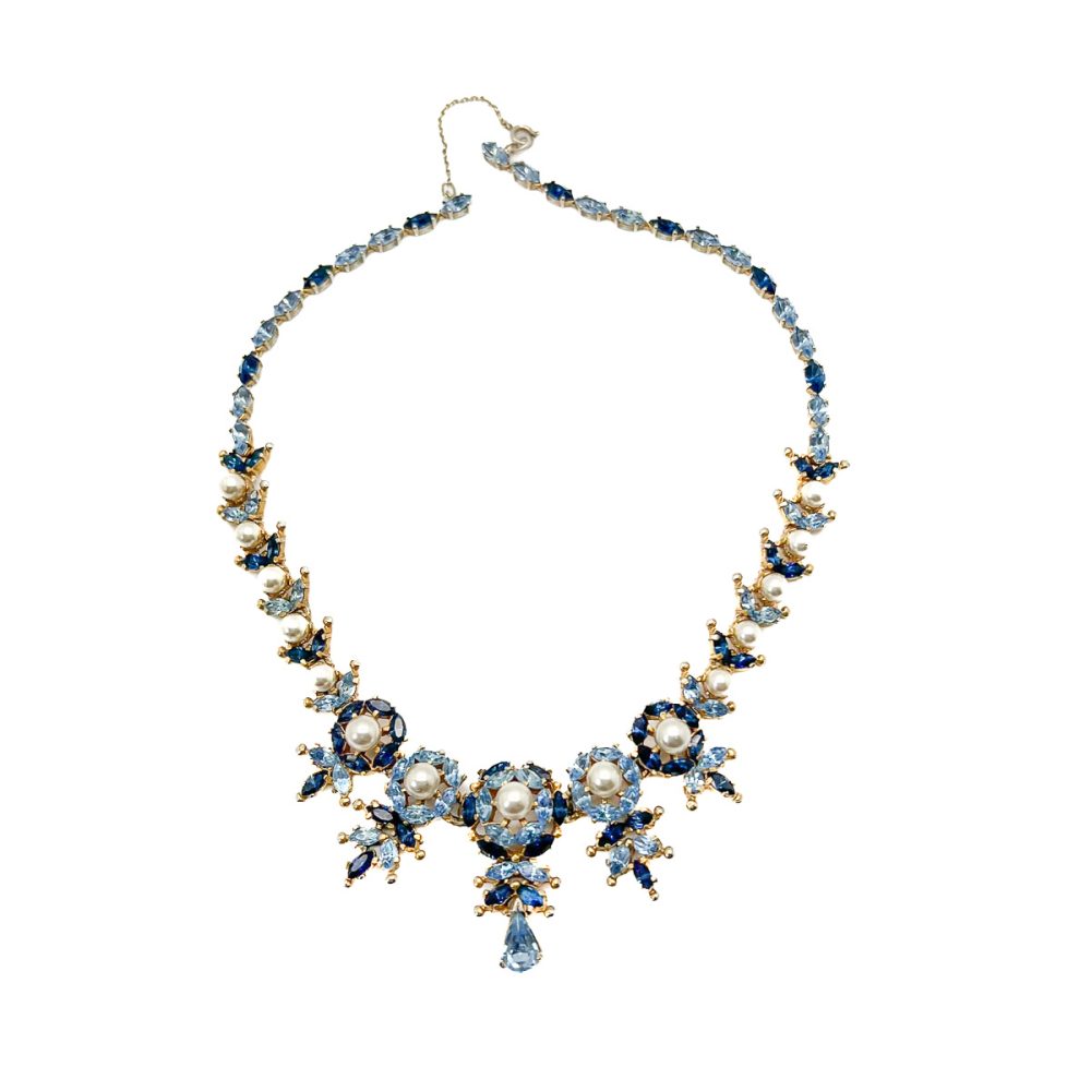 Vintage Dior by Mitchel Maer Sapphire Necklace