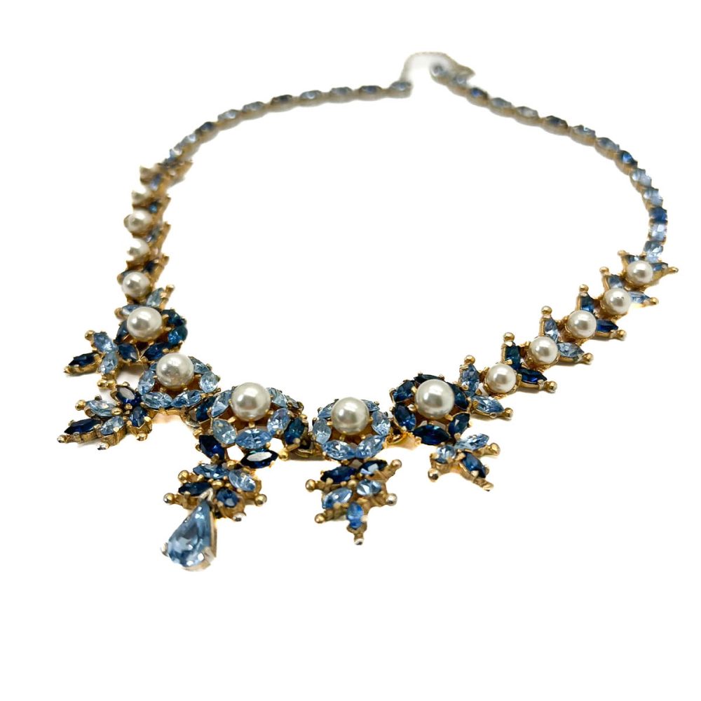 Vintage Dior by Mitchel Maer Sapphire Necklace