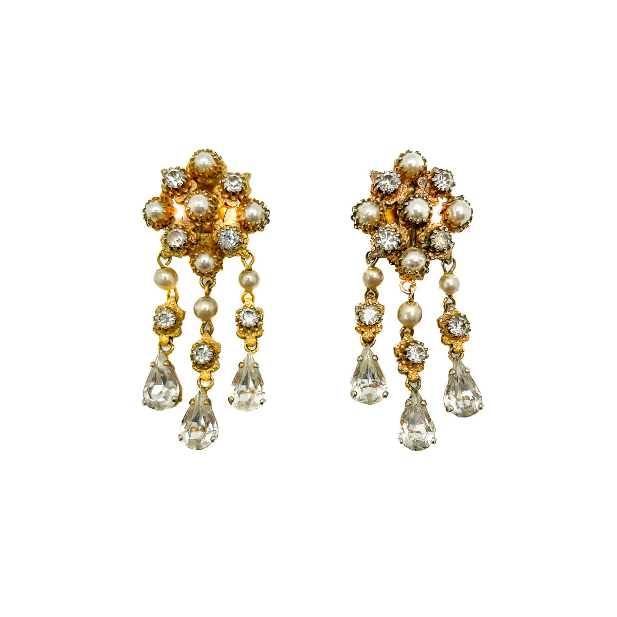 Jennifer Gibson Jewellery 1949 (2) Vintage Dior by Mitchel Maer Renaissance Earrings