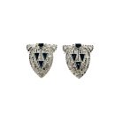 Jennifer Gibson Jewellery 1955 (4) Vintage Coro Duette Sapphire dress clip