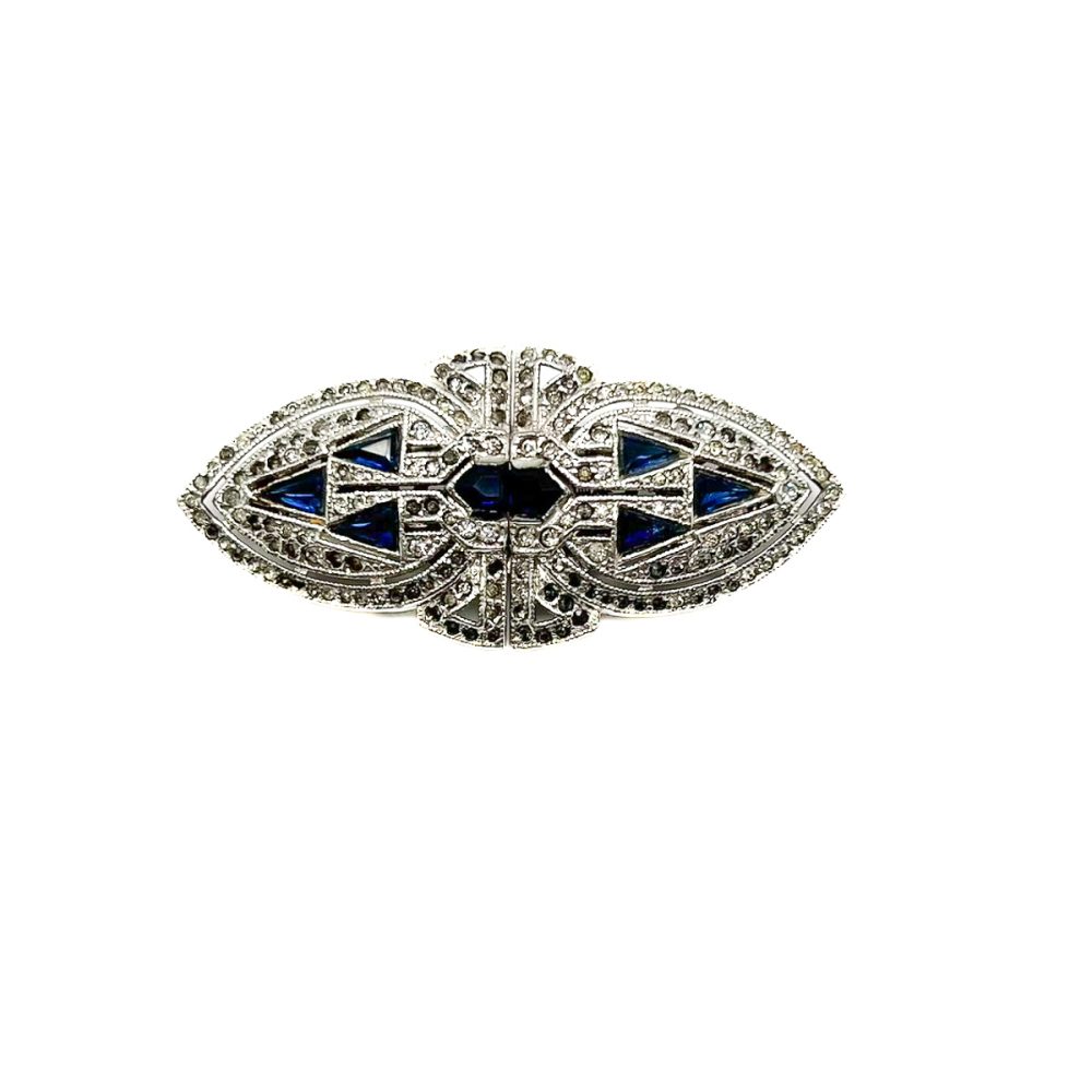 Vintage Coro Duette Sapphire dress clip