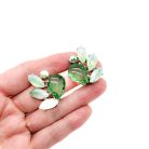 Jennifer Gibson Jewellery 1998 (1) Vintage Schiaparelli Apple Green Earrings