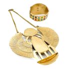 Jennifer Gibson Jewellery 1999 (10) Vintage Fattorini Winged Scarab Necklace and Cuff