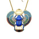 Jennifer Gibson Jewellery 1999 (3) Vintage Fattorini Winged Scarab Necklace and Cuff