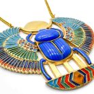 Jennifer Gibson Jewellery 1999 (8) Vintage Fattorini Winged Scarab Necklace and Cuff