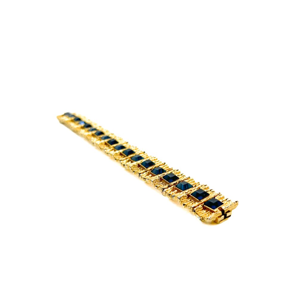 Vintage modernist sapphire bracelet