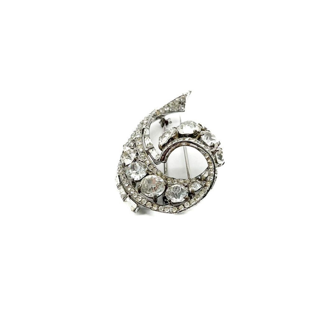 Vintage Crown Trifari sterling brooch