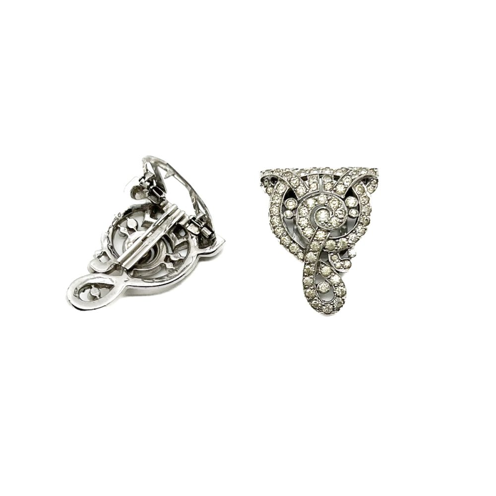Vintage CIRO deco dress clips