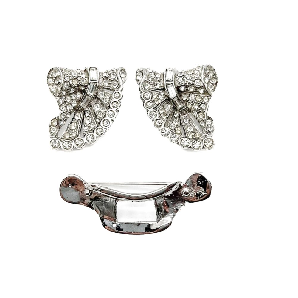 Vintage fan double dress clip