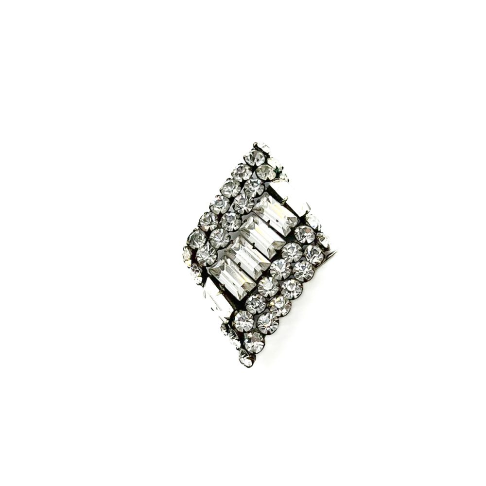 Vintage French paste dress clip