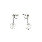 Antique cut crystal drop earrings